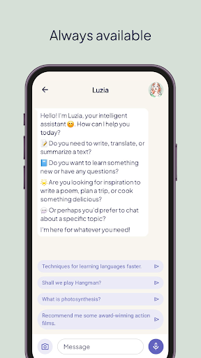 Luzia: Your AI Assistant