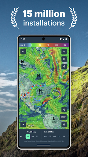 komputer Windy.app - Enhanced forecast