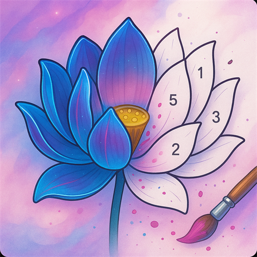 Coloring Book-lake colouring
