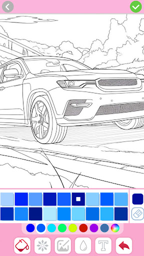 Car Coloring- เกมระบายสีรถยนต์