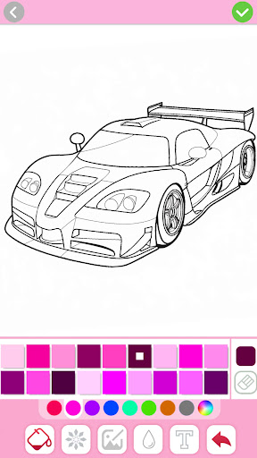 Car Coloring- เกมระบายสีรถยนต์