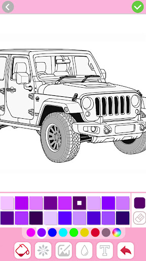 Car Coloring- เกมระบายสีรถยนต์