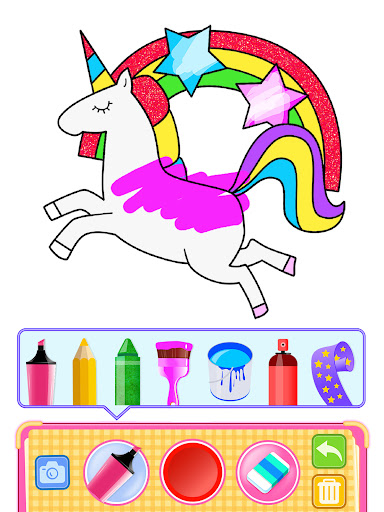 Unicorn Coloring Drawing Games PC