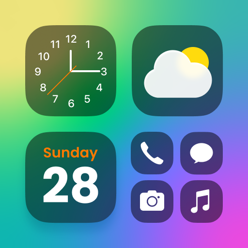 Цветные виджеты iOS - iWidgets ПК