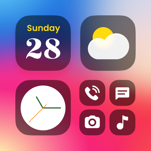 Цветные виджеты iOS - iWidgets ПК