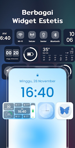 Widget & Tema Warna: iWidgets