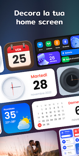 Widget e Temi: iWidgets