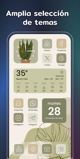 Widgets y Temas: iWidgets