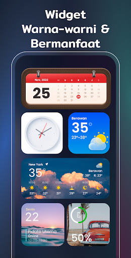 Widget & Tema Warna: iWidgets