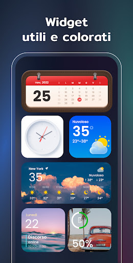 Widget e Temi: iWidgets