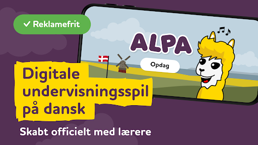 ALPA læringsspil på dansk PC