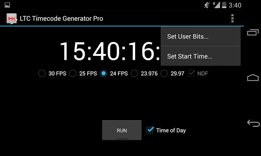 LTC Timecode Generator Pro