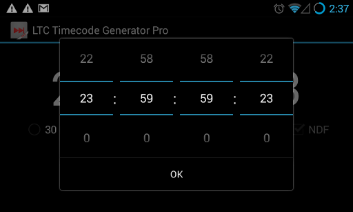LTC Timecode Generator Pro