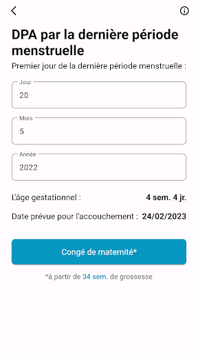 Calculateur Obstétrique PC