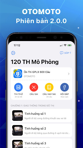 120 Câu Mô Phỏng GPLX V2.0.0 PC