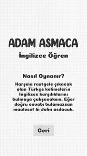 Adam Asmaca - İngilizce Öğren PC版