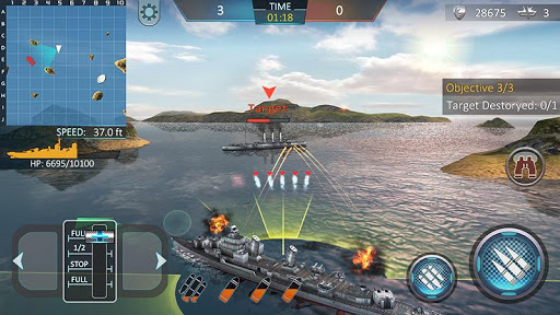 โจมตีเรือรบ 3D -Warship Attack PC