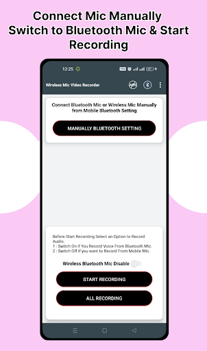 Wireless Mic Video Recorder PC