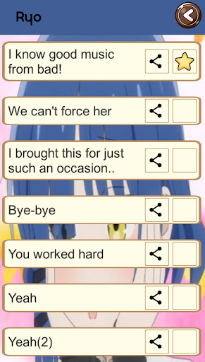 Bocchi the Rock Sound board