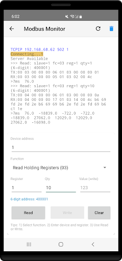 Modbus Monitor ПК