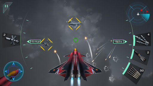 Luftkampf des Kampfjets 3D