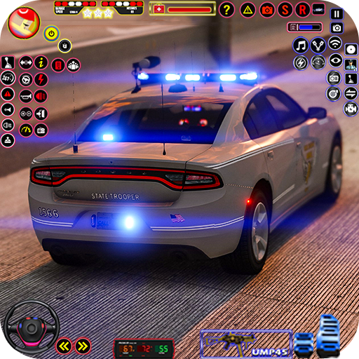 Polizei-Simulator-Auto fahren