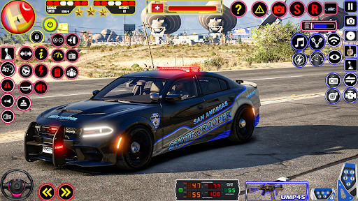 Polizei-Simulator-Auto fahren PC