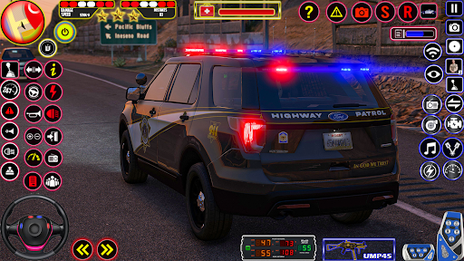 Polizei-Simulator-Auto fahren PC