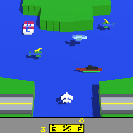 River Flight Retro Game الحاسوب