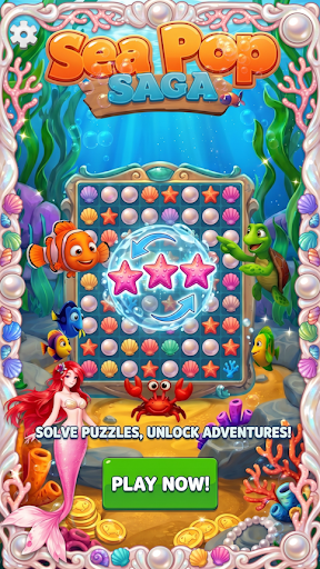 Sea Pop Match 3: Puzzle Saga