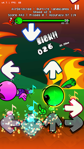 komputer Fire In Music Battles