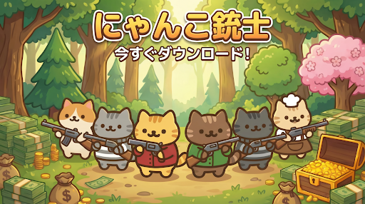 にゃんこ銃士：放置育成RPG