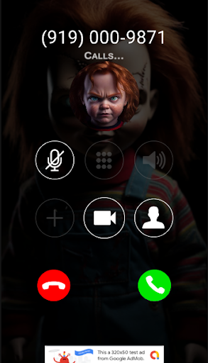 Chucky video Fake calling call PC