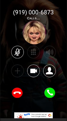 Chucky video Fake calling call PC