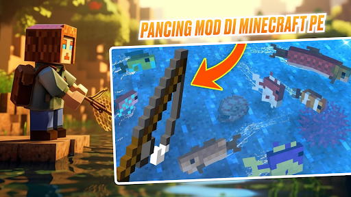 Fishing Mod for Minecraft MCPE