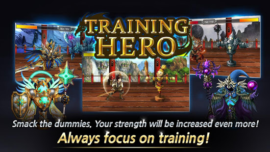 Train Hero: Always focuses on training