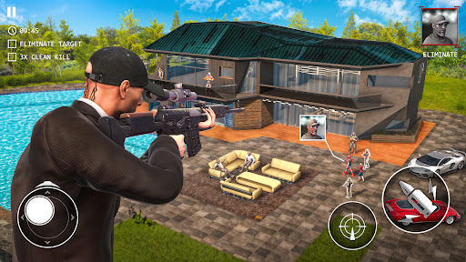 Hitman Assassin: waffen spiele