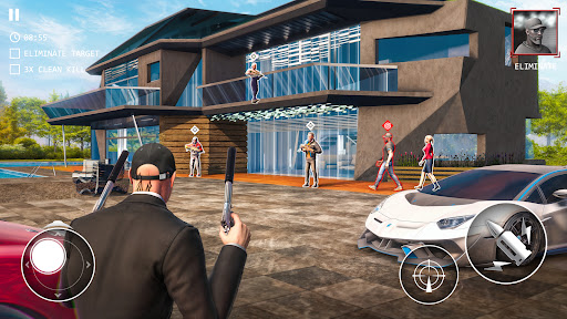 Hitman Assassin: waffen spiele
