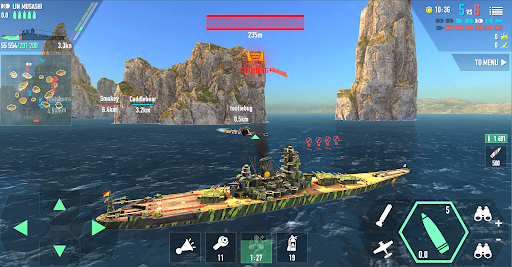 komputer Battle of Warships: Online