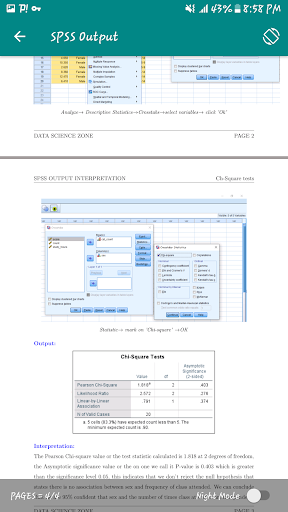 SPSS Output Interpretations PC