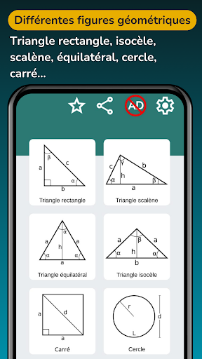 Calculatrice de géométrie Trig PC