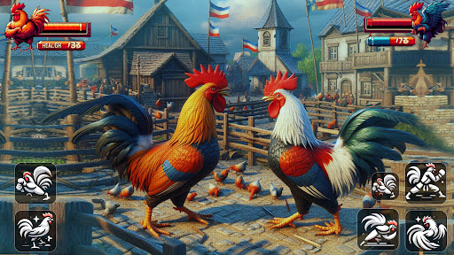 komputer Street Rooster Fight Kung Fu