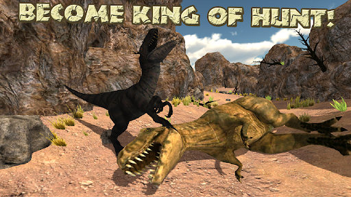 Hungry Raptor Desert Dino Hunt