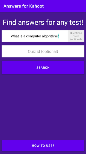 Answers for Kahoot PC
