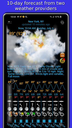 komputer Weather app - eWeather HDF