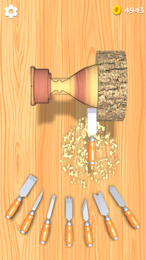 Holzdrehen 3D - Schnitzspiel