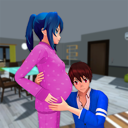 アニメ妊娠中のママ 3D シム
