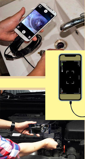 Camera endoscope / OTG USB الحاسوب