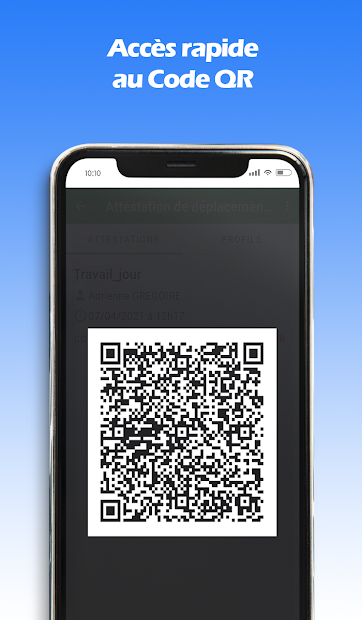 Attestation de déplacement 2021 - couvre-feu PC