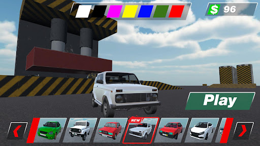 Crash test Auto VAZ Lada